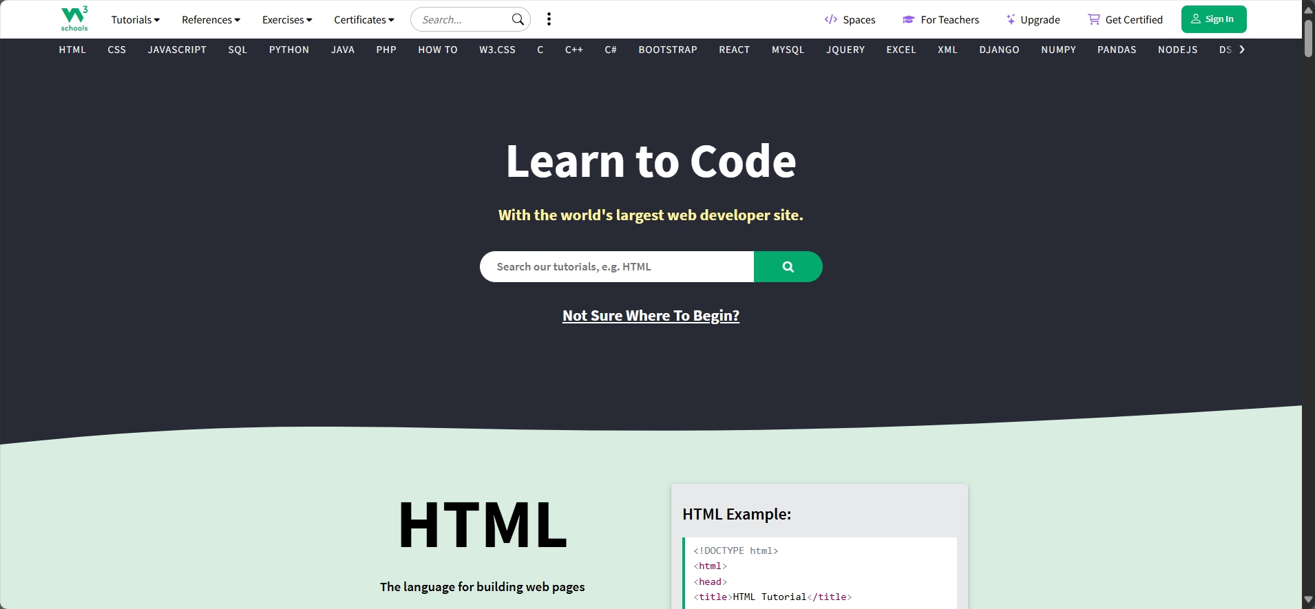 W3Schools